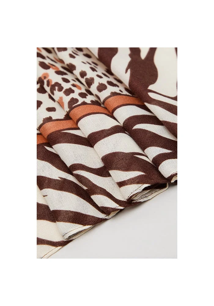 R&b  Animal Patterned Scarf for Women | Best Price UAE
