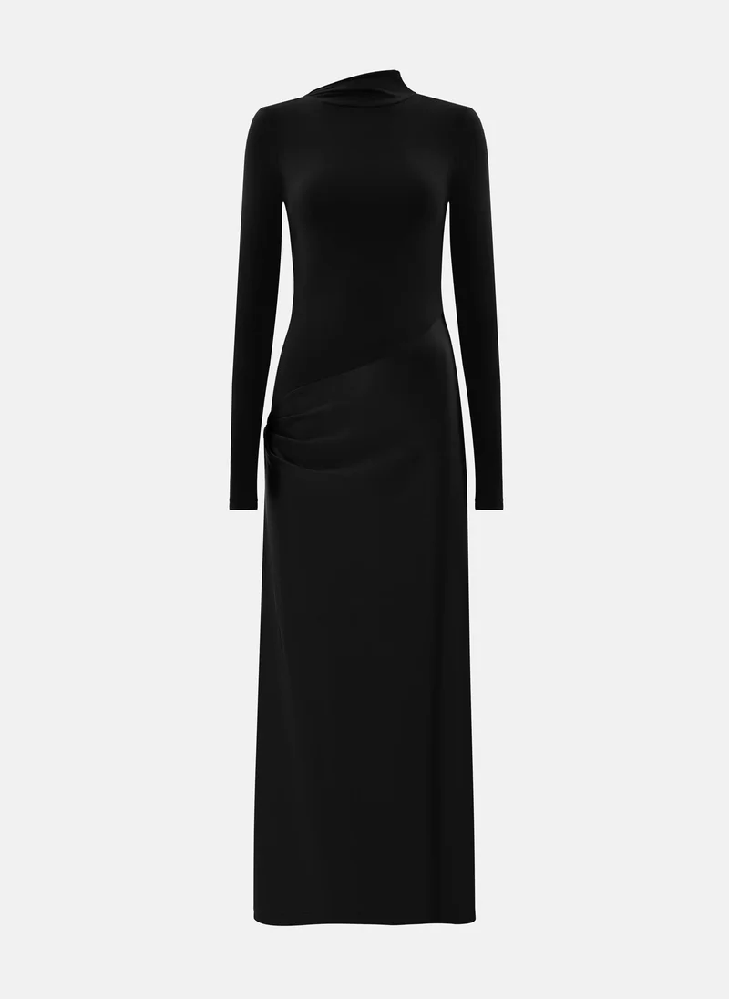 Lichi Combination maxi dress with detachable skirt