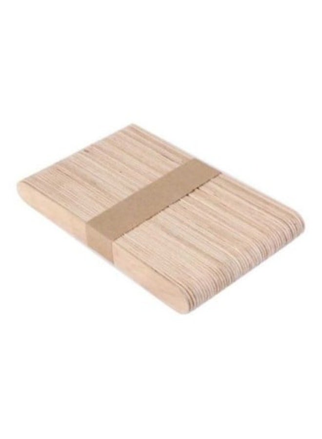 Large Wooden Waxing Spatulas, 50 Count