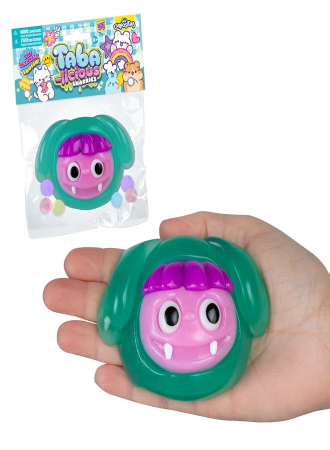 The Orb Factory ORB Tabalicious Cuties TABA Squishy Dog Cutie Toy - Fun Halloween TABA Squishy Toys - Cute, Soft, Sticky Purple Hair Dog Animal Squishies - Kawaii Sensory Fidget Toys for Kids and Adults - Image 4