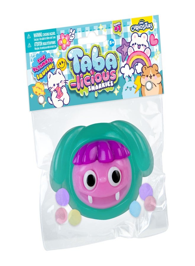 The Orb Factory ORB Tabalicious Cuties TABA Squishy Dog Cutie Toy - Fun Halloween TABA Squishy Toys - Cute, Soft, Sticky Purple Hair Dog Animal Squishies - Kawaii Sensory Fidget Toys for Kids and Adults - Image 5