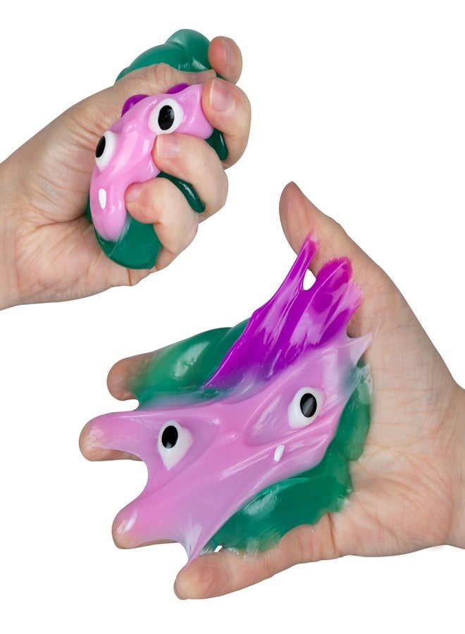 The Orb Factory ORB Tabalicious Cuties TABA Squishy Dog Cutie Toy - Fun Halloween TABA Squishy Toys - Cute, Soft, Sticky Purple Hair Dog Animal Squishies - Kawaii Sensory Fidget Toys for Kids and Adults - Image 2
