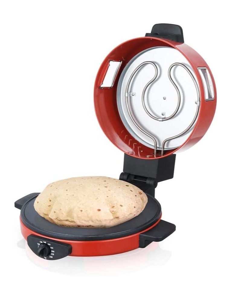 Saachi 30cm Roti Tortilla Pizza Maker Nl-RM-4979 Red - Image 2
