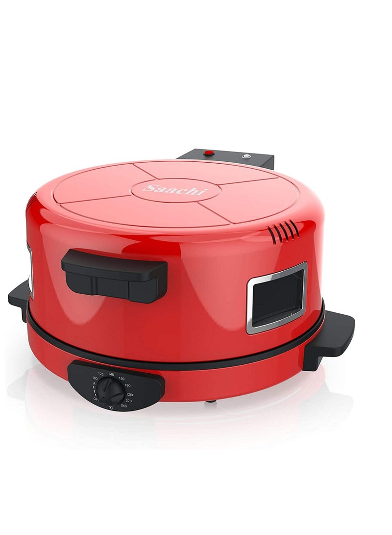 Saachi 30cm Roti Tortilla Pizza Maker Nl-RM-4979 Red - Image 4