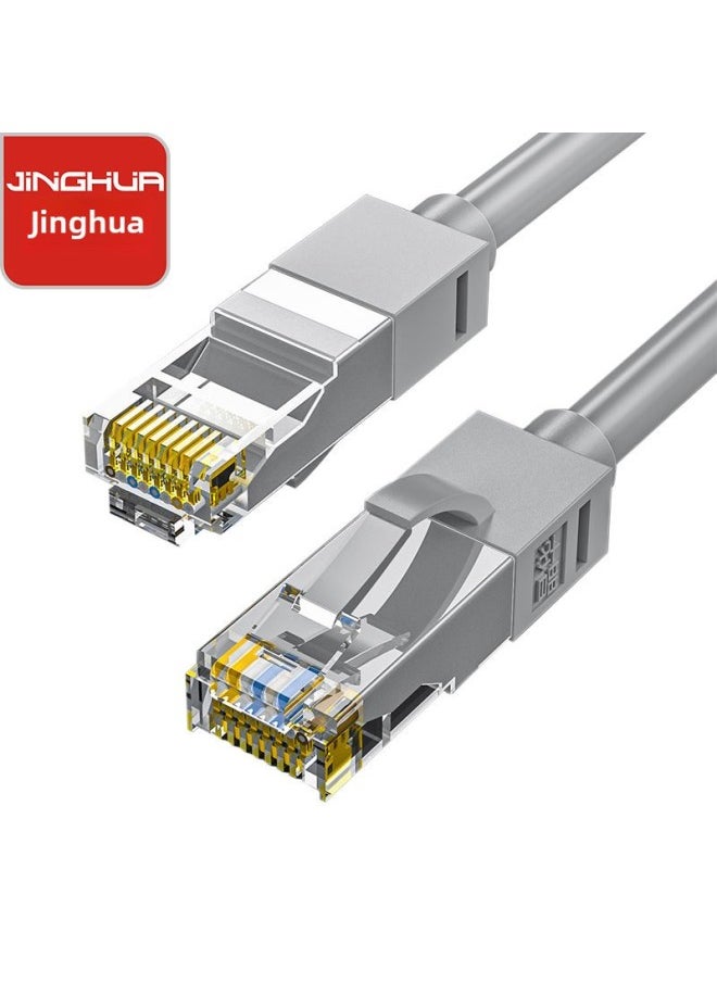 Generic Jinghua Network Cable Jumper Class 5 Network 100 Megabytes Computer Network Cable Finished Network Cable Home Network Cat5-Color:Gray Copper Tested-Line Length:50 M  - Image 1