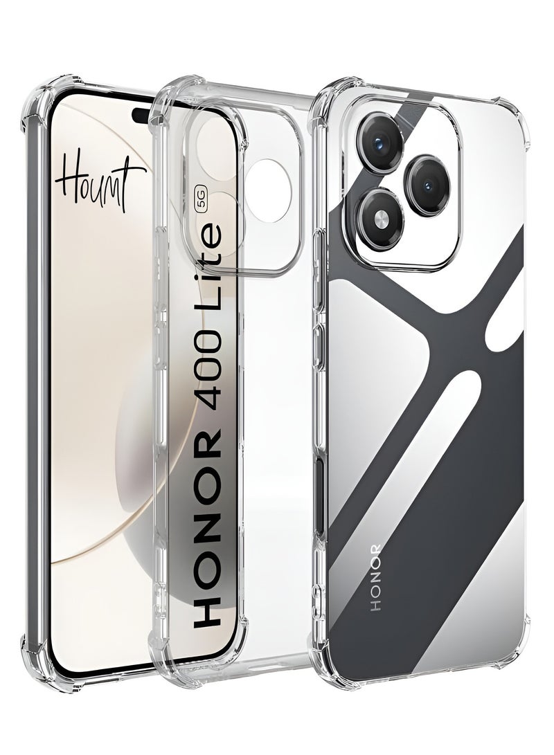 حومة جراب شفاف من مادة TPU لحماية الكاميرا لهاتف Honor 400 Lite 5G جراب نحيف للغاية لهاتف Honor 400 Lite جراب واقٍ مقاوم للصدمات لهاتف Huawei Honor 400 Lite 5G - Image 1