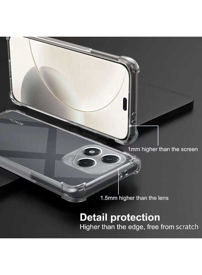 حومة جراب شفاف من مادة TPU لحماية الكاميرا لهاتف Honor 400 Lite 5G جراب نحيف للغاية لهاتف Honor 400 Lite جراب واقٍ مقاوم للصدمات لهاتف Huawei Honor 400 Lite 5G - Image 3