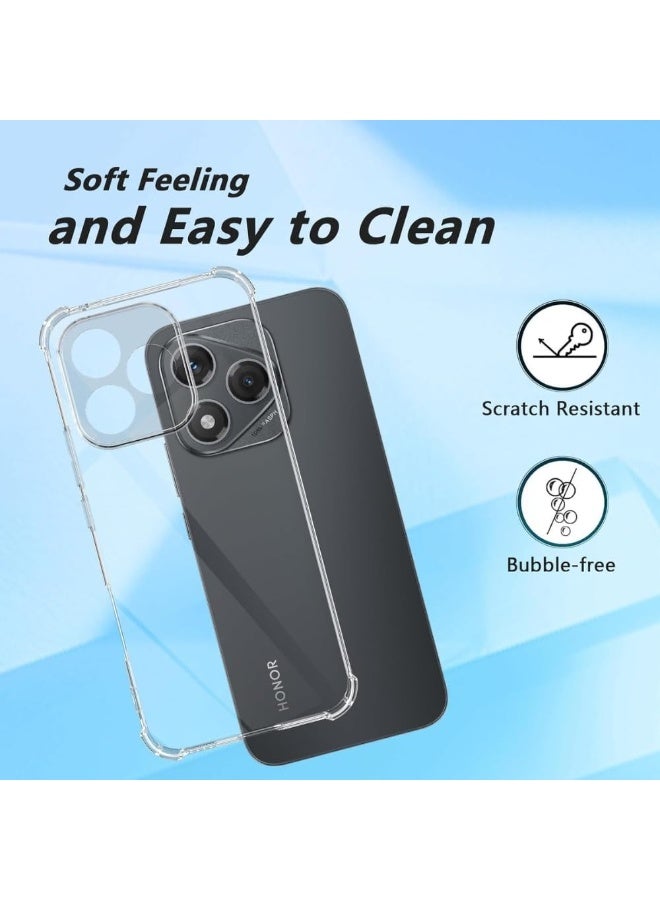 حومة جراب شفاف من مادة TPU لحماية الكاميرا لهاتف Honor 400 Lite 5G جراب نحيف للغاية لهاتف Honor 400 Lite جراب واقٍ مقاوم للصدمات لهاتف Huawei Honor 400 Lite 5G - Image 4