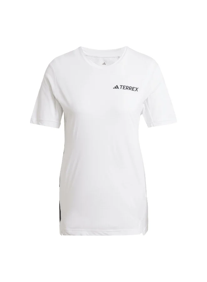 Adidas Adidas W Xpr Tee White T-Shirt (Short Sleeve) T-Shirts For Women