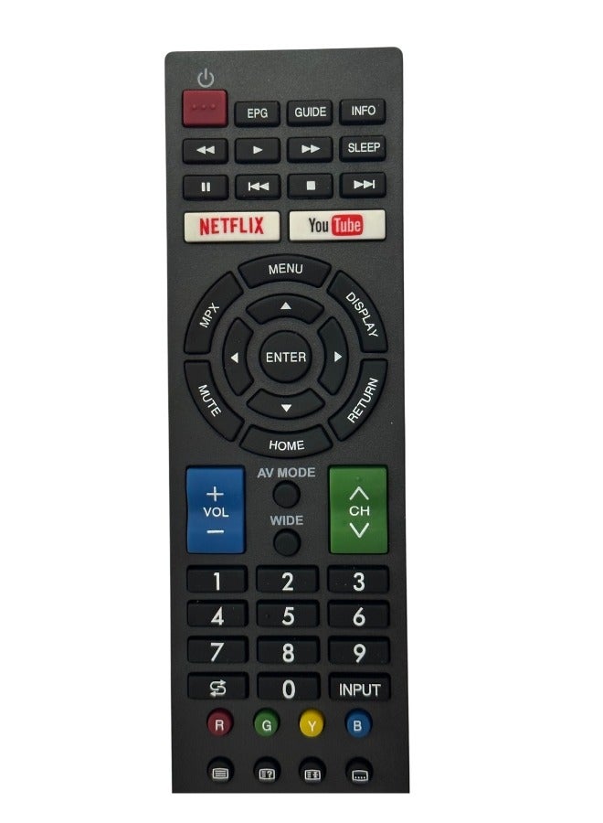 هوايو جهاز التحكم عن بعد لاستبدال تلفزيون شارب يعمل عن بعد في الغالب نماذج لأجهزة تلفزيون شارب (LED، LCD، بلازما) HUAYU RM-L1346 - Image 3