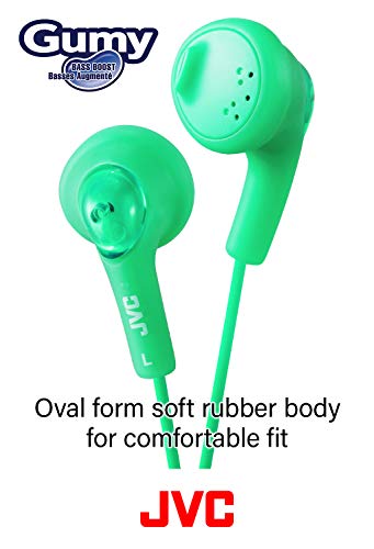 JVC HAF160R Gumy Ear Bud Headphone Red - Image 2