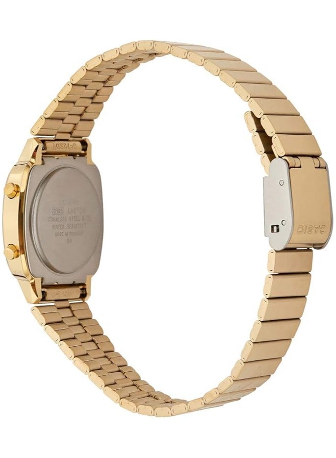 كاسيو ساعة كاسيو LA670WGA-9 كوارتز ذهبية ستانلس ستيل للسيدات مع مينا رقمية - Image 2