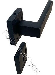 Renk Yapı Rüyası Color Building Dream Panel Door Handle Children's Room Door Handle Sturdy Spring Mechanism Metal Casting Handle Long Lasting Black Color  - Image 3