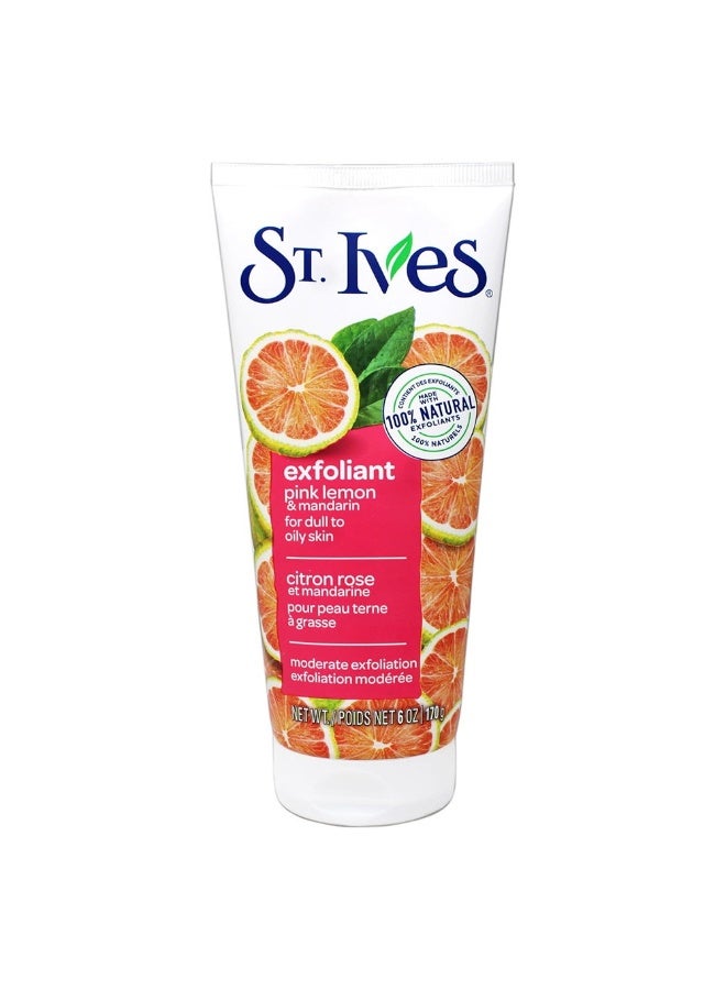 St. Ives Exfoliant pink lemon & mandarin for dull to oily skin citron rose 170g 1pc