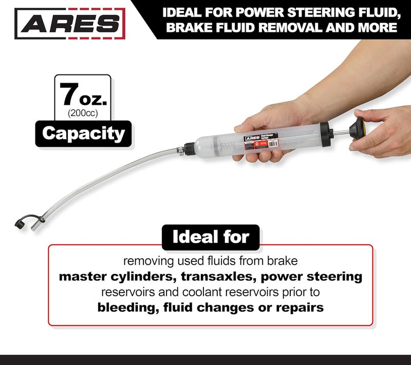 ARES 70920 Fluid Change Syringe - 200cc Capacity for Easy Fluid Changes - Image 4