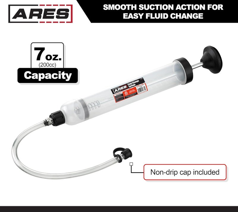 ARES 70920 Fluid Change Syringe - 200cc Capacity for Easy Fluid Changes - Image 3