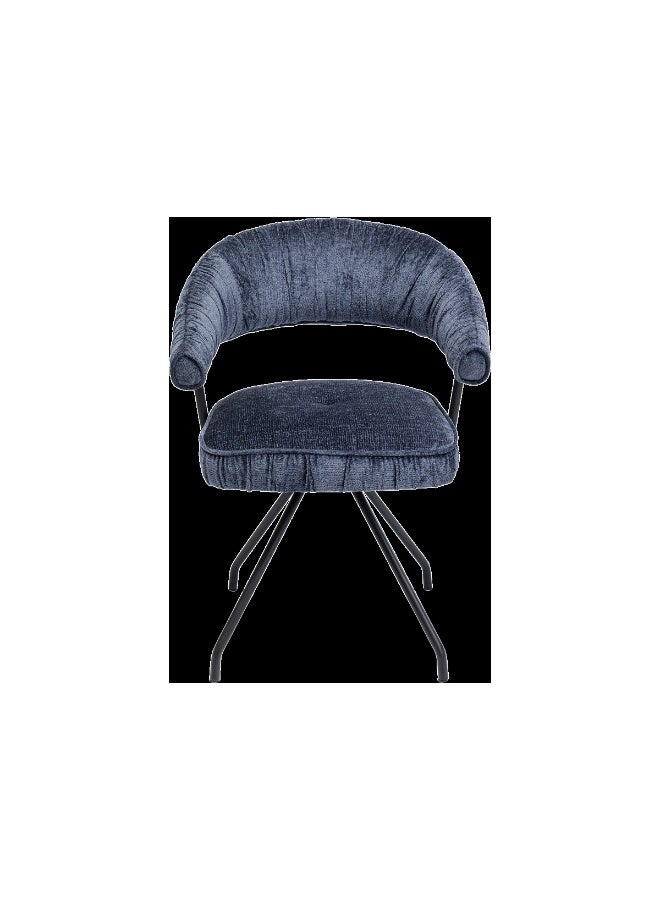 KARE Swivel Chair Arabella Blue  - Image 1