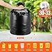 Delxo 3033 Gallon Trash Bags 250 Count Medium Duty Garbage Bags Thick Durable PunctureResistant Plastic Bolsas para basura Perforated Design Made in USA for Kitchen Yard Office Black - Image 4