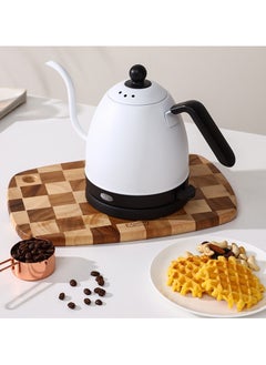 Generic 800ml Electric Kettle,Fast Boiling Hot Water Electric Kettle, Automatic Temperature Control,1000W Rapid Heating,Stainless Steel Electric Kettle with Triple Thermostat and Heat Resistant Handle (White)  - Image 4