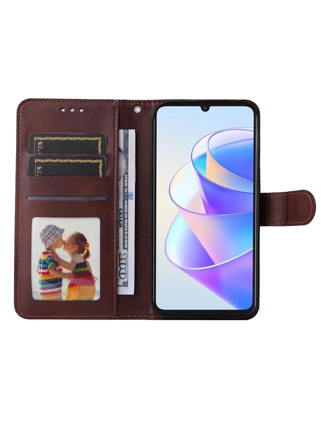 اس-توب جراب هاتف Honor X7a الكلاسيكي المصنوع من جلد العجل القابل للطي - Image 4