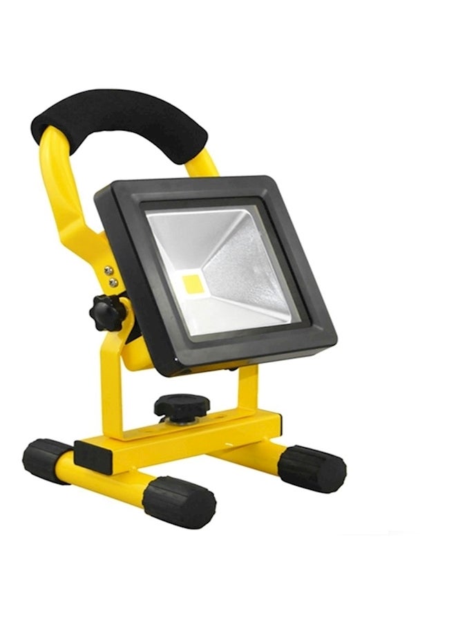 إسكدنيا مصباح LED بضوء غامر للاستخدام في مواقع العمل محمول وقابل لإعادة الشحن وبقدرة 10 وات أصفر - Image 1