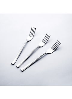 Nehir Katre Plain 12 Piece Dessert Cutlery Set 