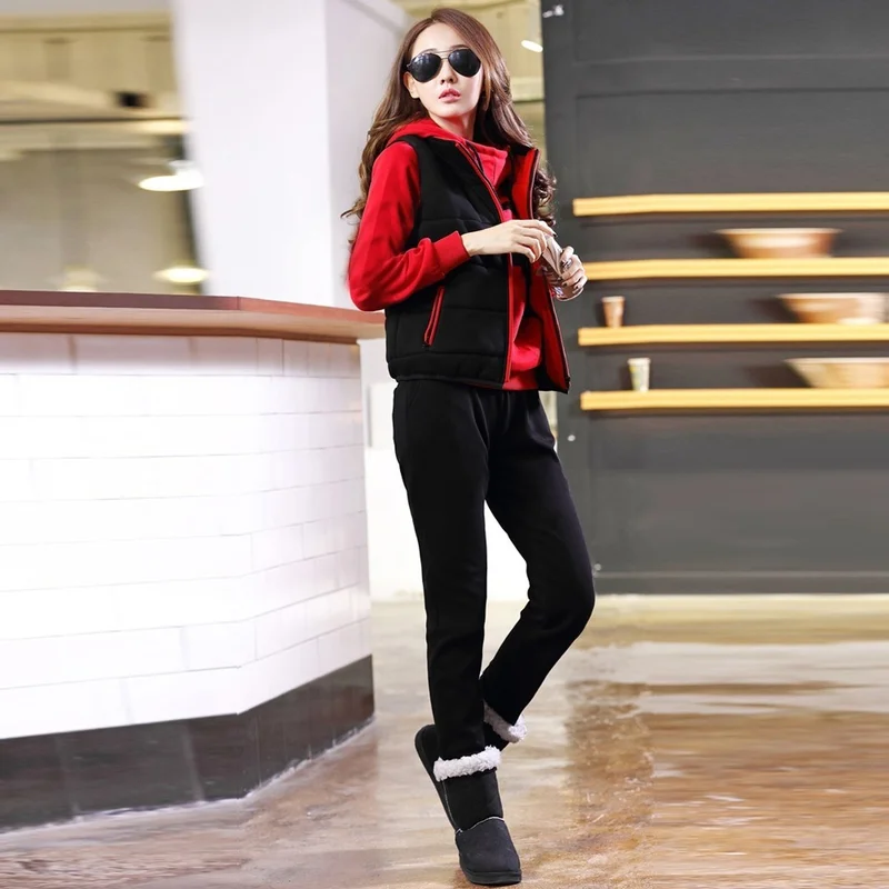 Barbora Daily Winter Lover Tracksuit Single Women's Set 214WOMEN4