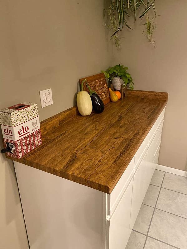 RAUSHIK Self Adhesive Wood Grain Wallpaper Waterproof Old Furniture Vinyl Stickers Wooden Door Wardrobe Desktop PVC Wall Papers (12 * 24, Wood Texture-5) - Image 3