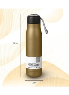 QSHOP Portable Sports Thermal Water Bottle with Stainless Steel Lid Vacuum Insulated Leakproof Eco Friendly Insulated Cup Keeps Water Hot or Cold  - Image 4