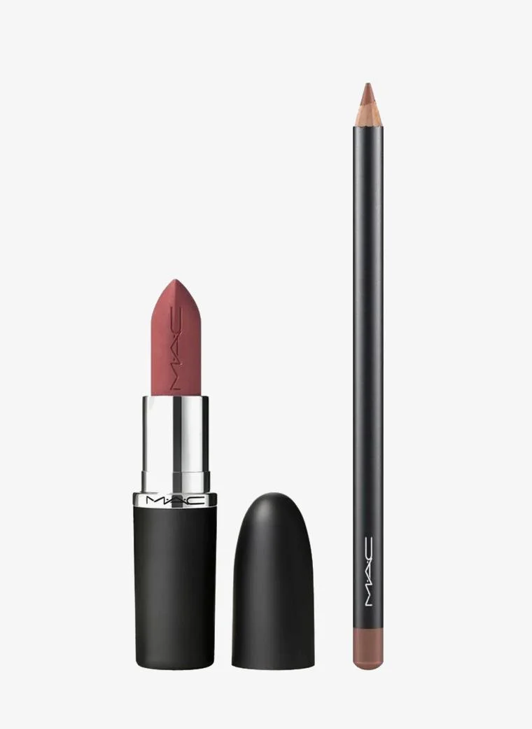 MAC Cosmetics Namshi Exclusive Lip Duo - Mehr Macximal Lipstick & Spice Lip Pencil, Savings 30%