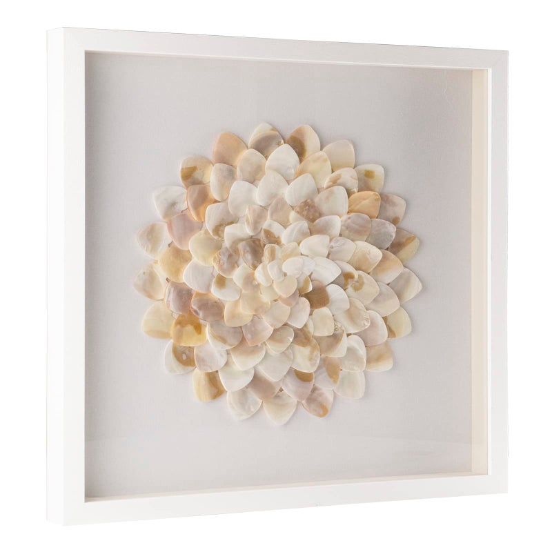 Jhumeg Baroque Style Artwork Paintings,Shell Canvas Art Wall Decor,Modern Wall Art Prints,Large Ocean Shadow Box With Framed,3D Wall Decor For Bedroom Aesthetic,Textured Living Room Bathroom - Image 1
