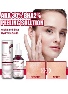 EELHOE Peeling Solution And Hyaluronic Face Serum! AHA 30% + BHA 2% ...