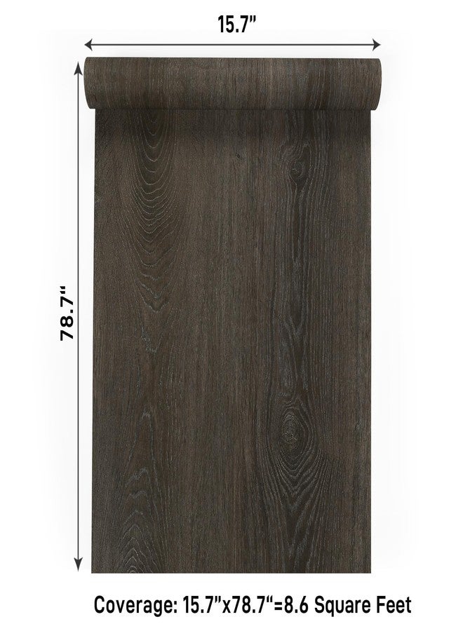 VaryPaper Cedar Brown Wood Contact Paper Peel and Stick Countertops Waterproof Wood Grain Vinyl Wrap for Cabinets Self Adhesive Wooden Wallpaper Wooden Look Contact Paper for Desk Table 15.7''x78.7'' - Image 3