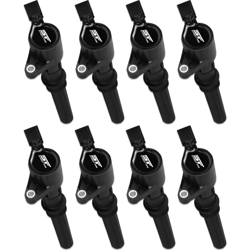 MSD Street Fire 55128 Ignition Coils  Black  8Pack