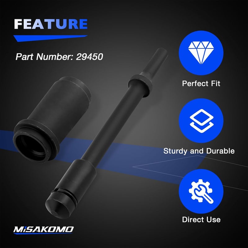 Misakomo 29450 Short Anchor Pin Bushing Driver Set for Trucks and Trailers - Image 2