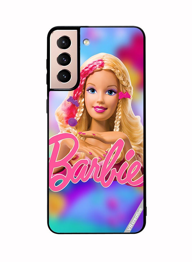 VR CREATIVE Protective Case Cover For Samsung Galaxy S21 Plus 5G Pny Barbie Design Multicolour - Image 1