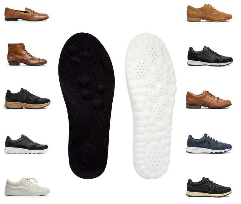 UTP 4D Cloud Orthotic Insoles for Men Women Memory Foam Arch Support Pain Relief for Flat Feet Plantar Fasciitis Shock Absorbing TrimtoFit Comfort Insoles Black EU 4142XL - Image 3