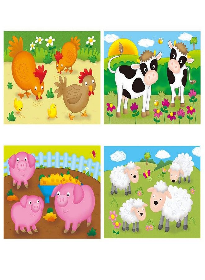 Galt Toys, 4 Puzzles In A Box - Farm, For Ages 36, multi-colored, 12 - Image 2