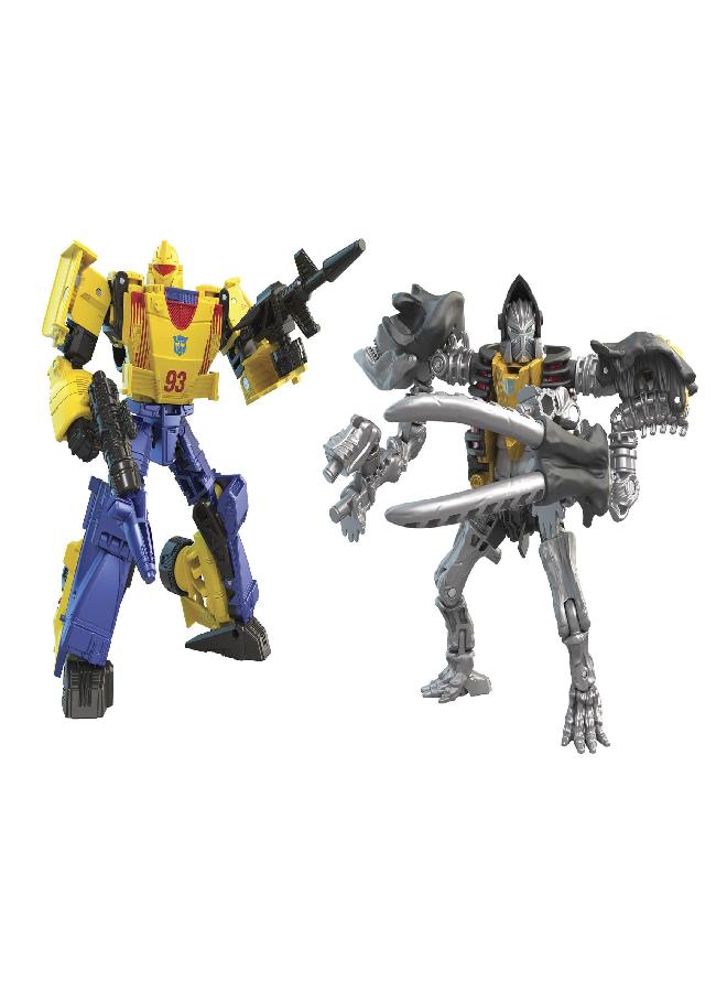 Transformers Generations Legacy Wreck ‘N Rule Collection G2 Universe Leadfoot and Masterdominus, Amazon Exclusive, Ages 8 and Up, 5.5-inch - Image 1