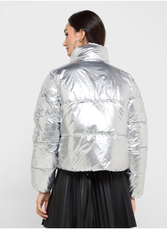ONLY High Neck Puffer Jacket  - Image 2