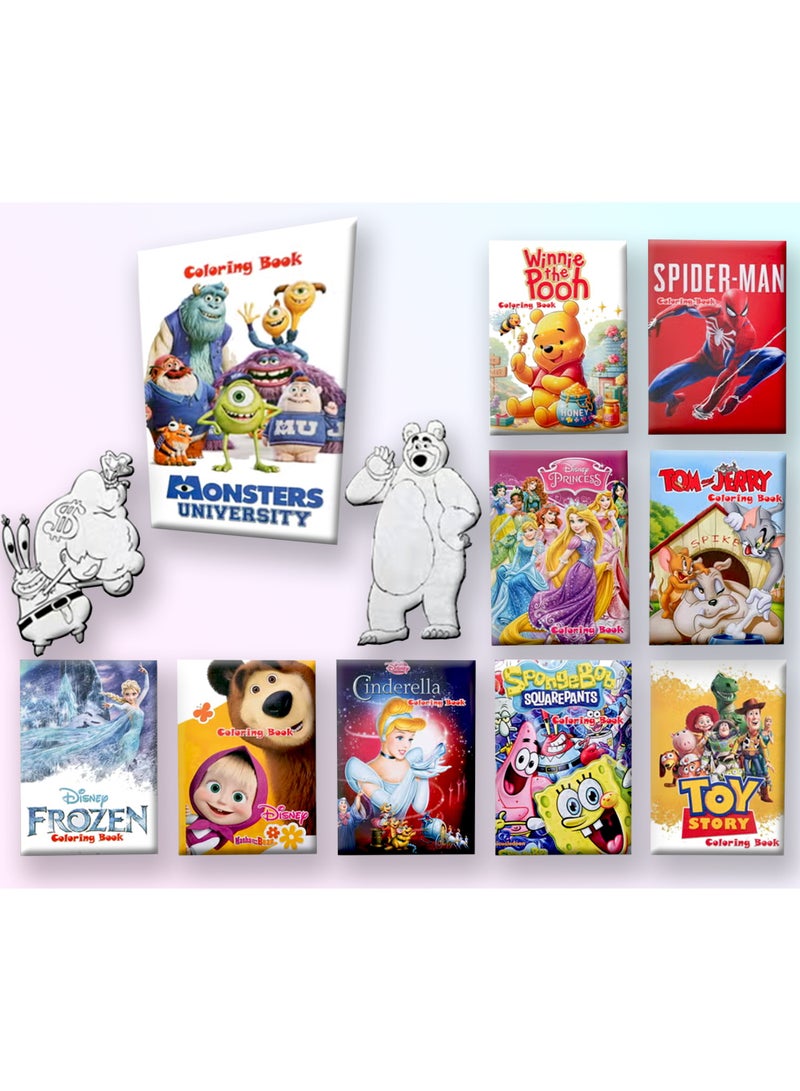 Disney Coloring Books Center 10 - Image 3