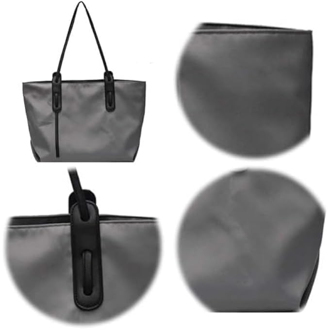 rayihni Women Large Capacity Casual Shoulder Tote BagSimple StyleGym Carryall Laptop Work Tote Dance and Yoga Bag Perfect for Sports and Travel - Image 5