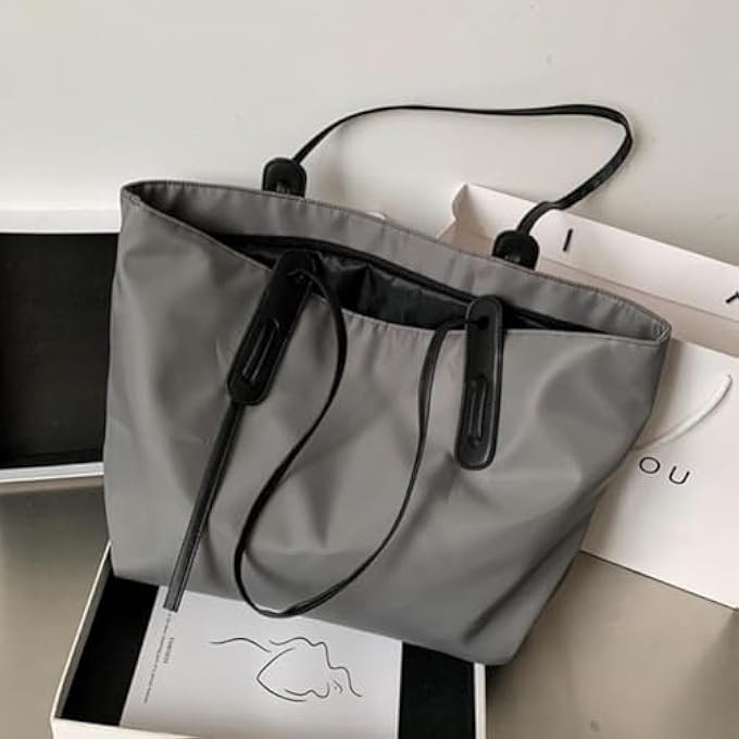 rayihni Women Large Capacity Casual Shoulder Tote BagSimple StyleGym Carryall Laptop Work Tote Dance and Yoga Bag Perfect for Sports and Travel - Image 2