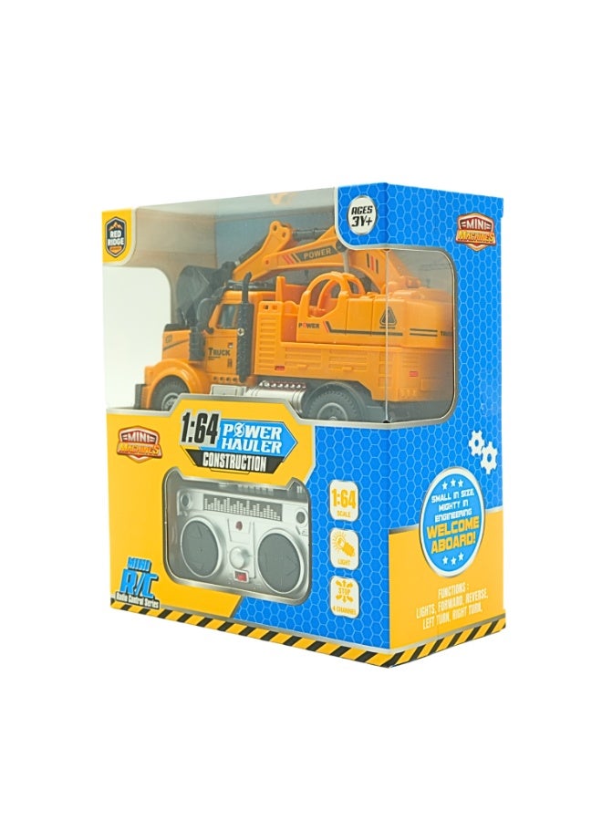 Mini Machines ماكينات ميني ميني R/C باور هولر للبناء - حفار | مقياس 1:64 | 4 قنوات | العمر 3 سنوات وما فوق - Image 4
