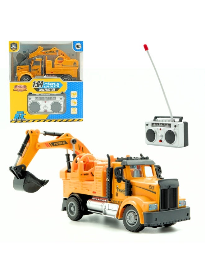 Mini Machines ماكينات ميني ميني R/C باور هولر للبناء - حفار | مقياس 1:64 | 4 قنوات | العمر 3 سنوات وما فوق - Image 1