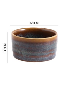 Shuer 6-Piece Mini Sauce Dip Dish Sets Brown 6x3 Inch  - Image 5
