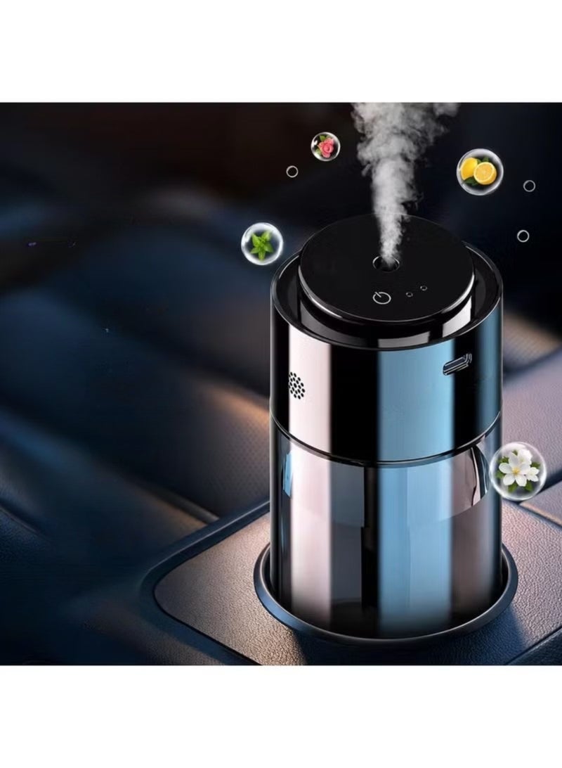 طريق الكون معطر هواء ذكي للسيارة مع وظيفة الترطيب | موزع عطور كهربائي بتقنية نشر الرذاذ | جهاز توزيع العطر السائل وتجديد الهواء للسيارة والمنزل والمكتب | ديكور أنيق للوحة القيادة | ناشر رائحة طويلة الأمد لتجربة عطرية مريحة ومنعشة - Image 1