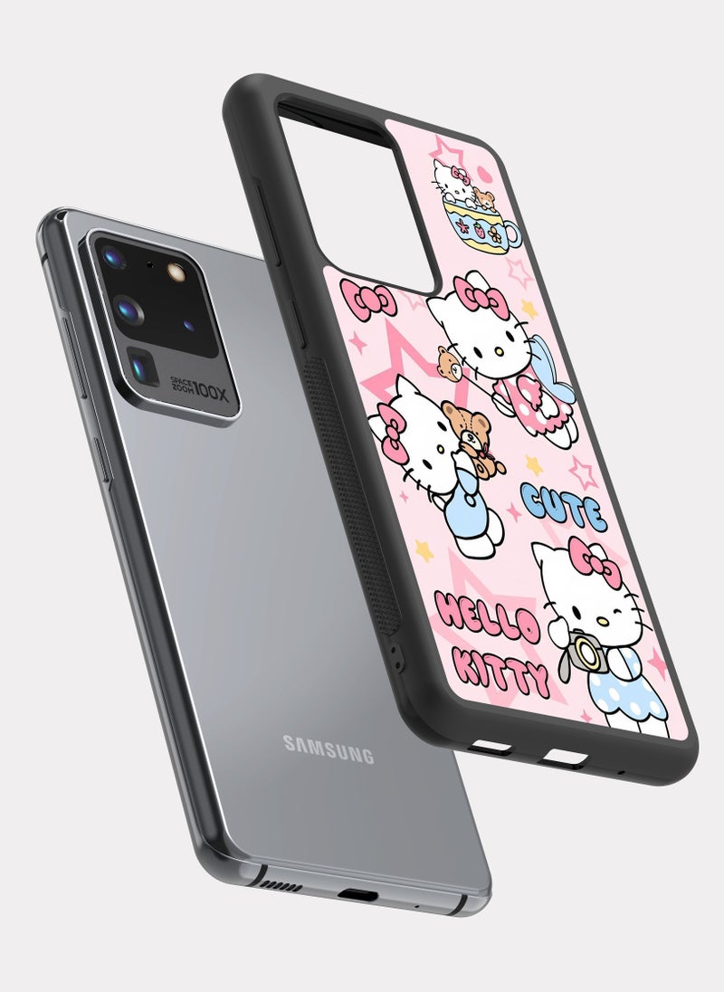 بكسلات كفر سامسونج جالكسي اس 20 الترا هلو كيتي وردي - Image 2
