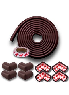 KidDough Nitrile Foam Baby Proofing Edge & Corner Protector For Kids - 5 Meters Edge Protector + 8 Corner Guards, Protector For Baby, Corner Protector For Sharp Edges, Baby Safety Products  - Image 1