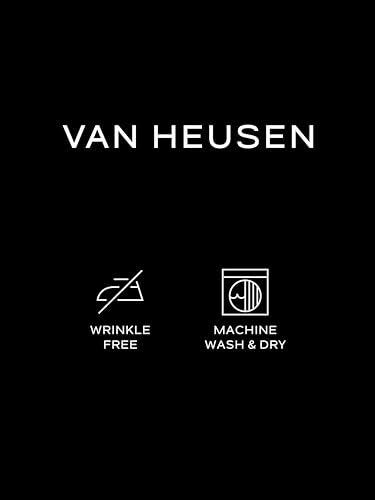 Van Heusen Men's Dress Shirt Regular Fit Poplin Solid, Persian Blue, 17.5" Neck 34"-35" Sleeve - Image 4